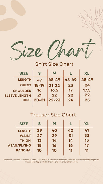 Premium Printed Crepe Silk Stitched 2 Piece Kaftan Suit