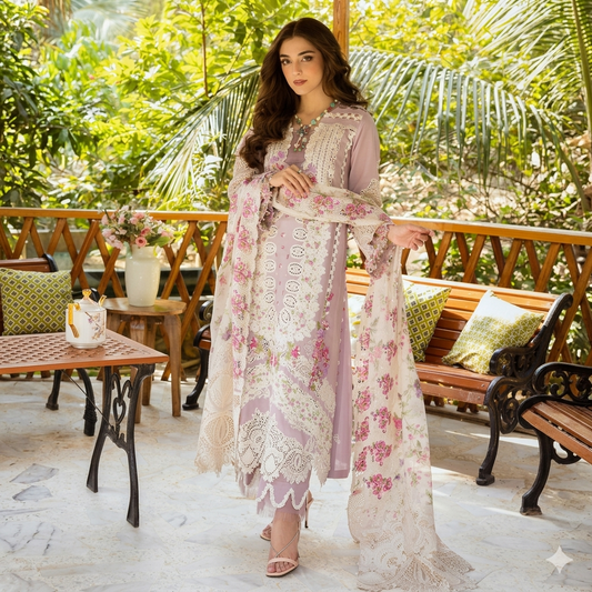 3 PIECE-Summer Embroidered Collection 2026