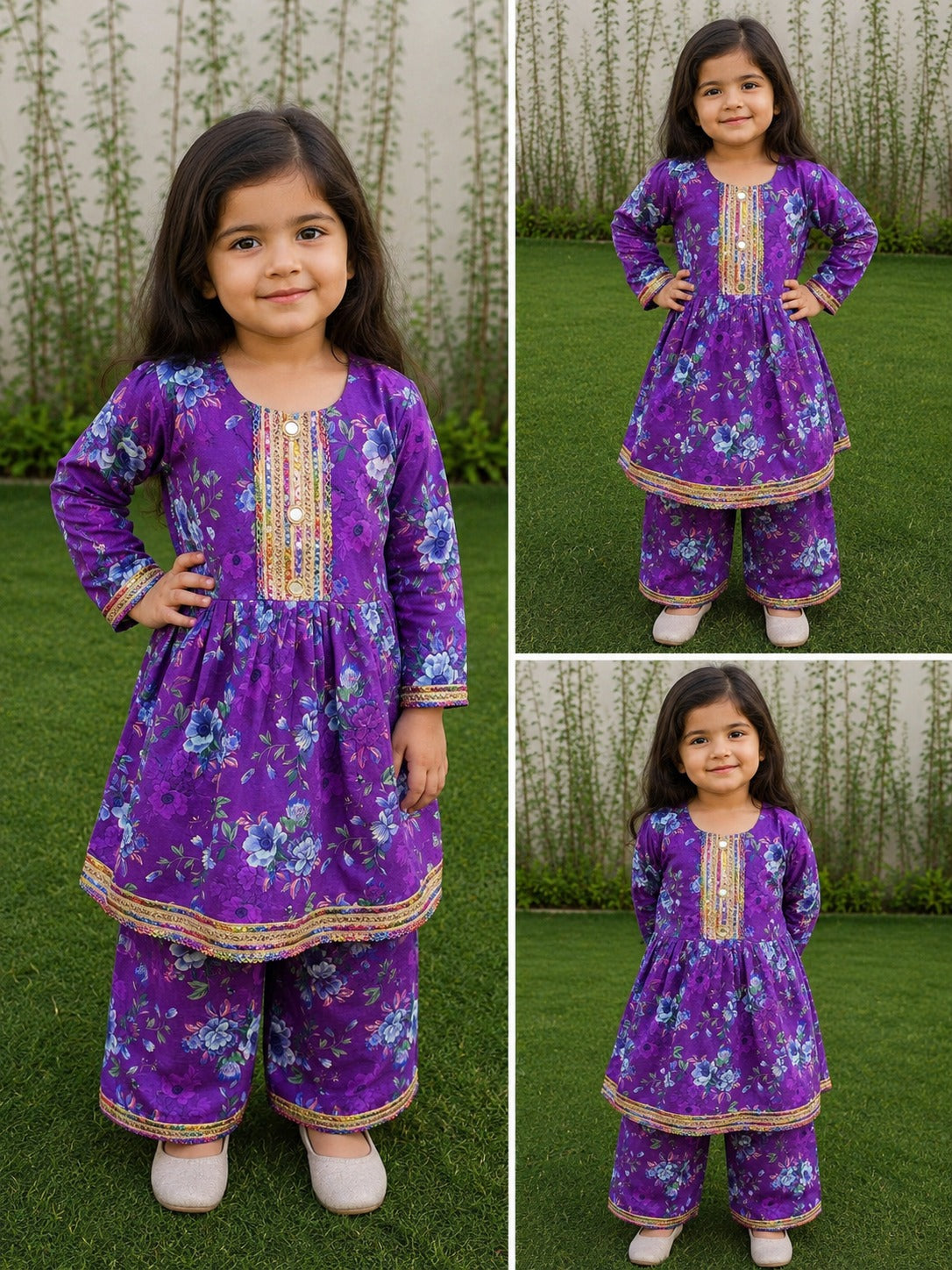 Kids Collection Lawn Embroidered 2pc