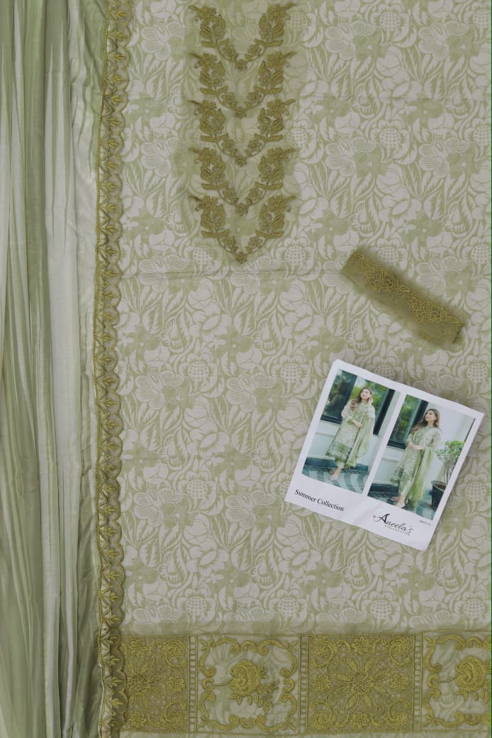 3 PIECE-EMBROIDERY LAWN SUIT