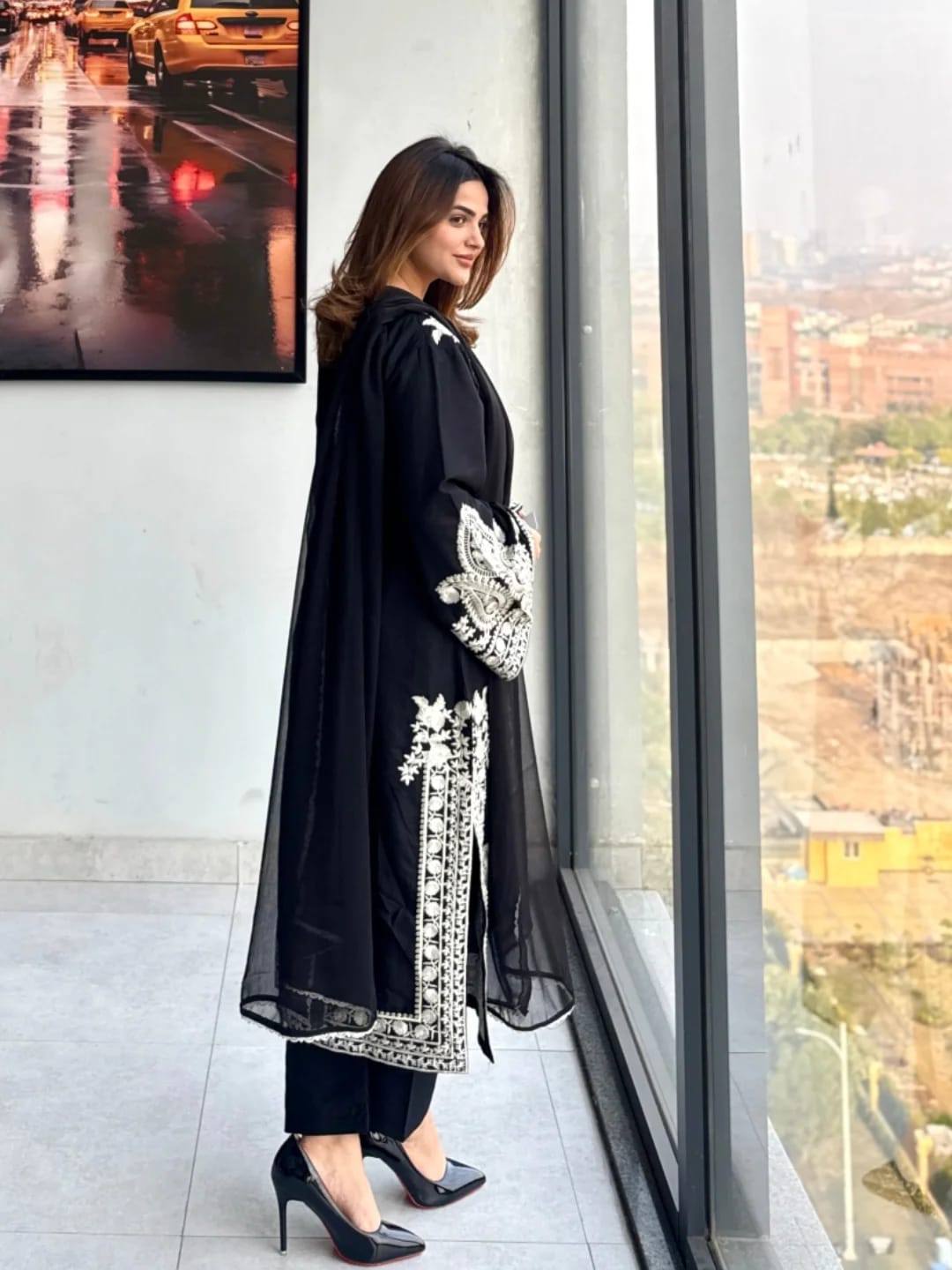Full Embroidered Stitched Lawn Collection