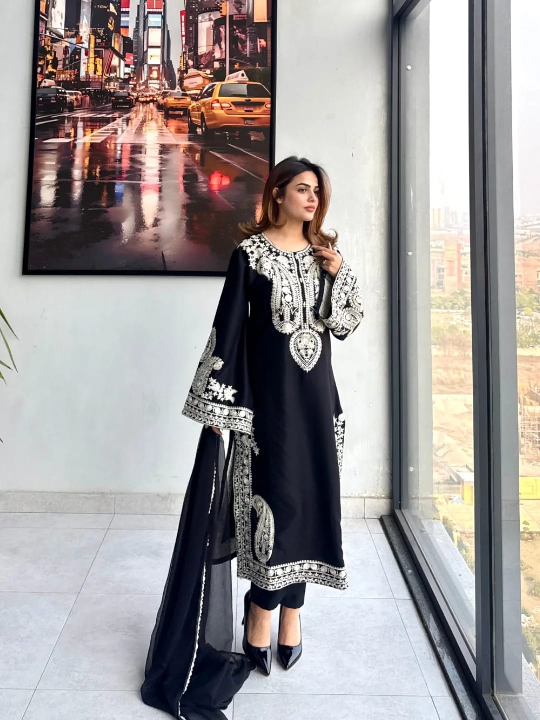 Full Embroidered Stitched Lawn Collection