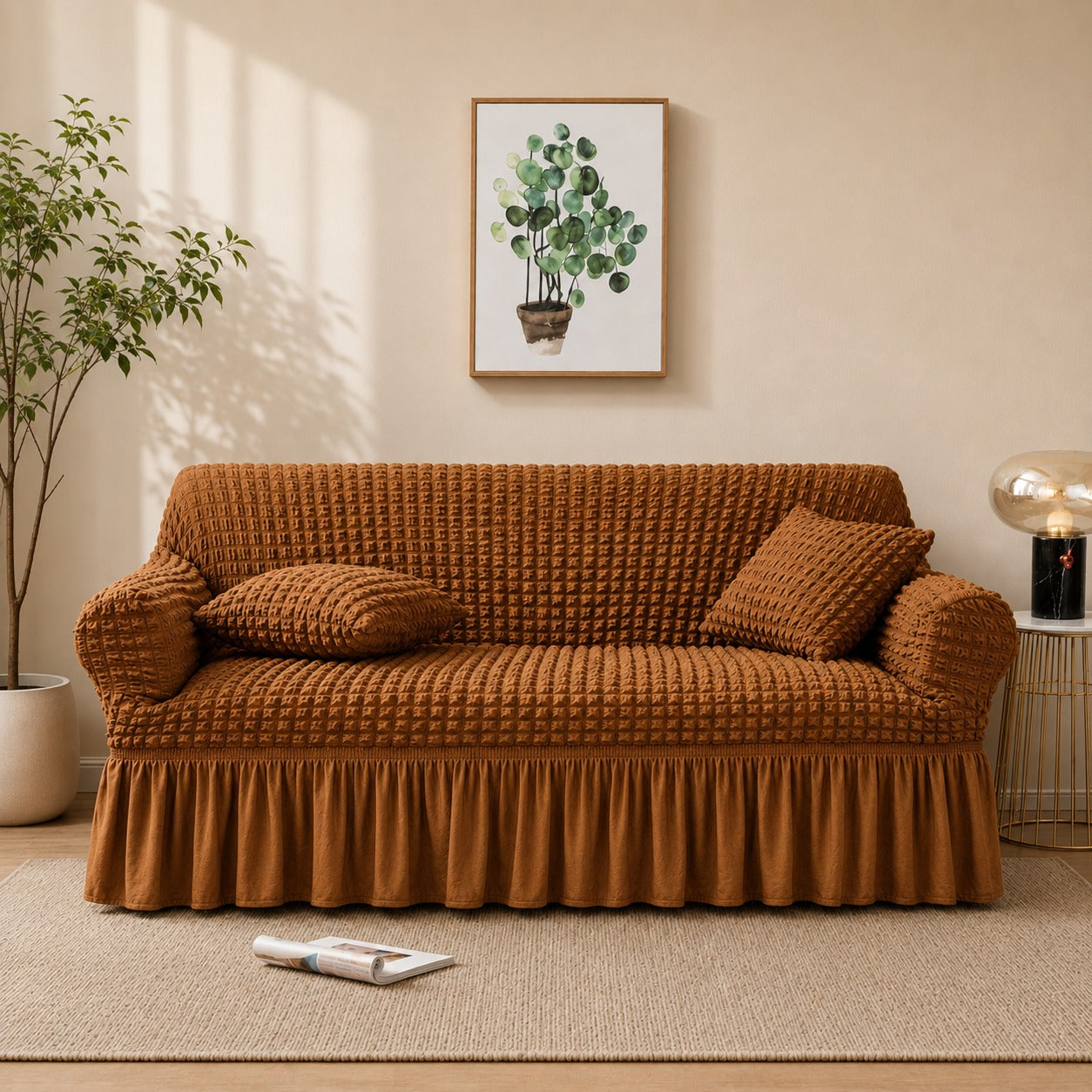 Persian Style Jersey Sofa Fitted Covers