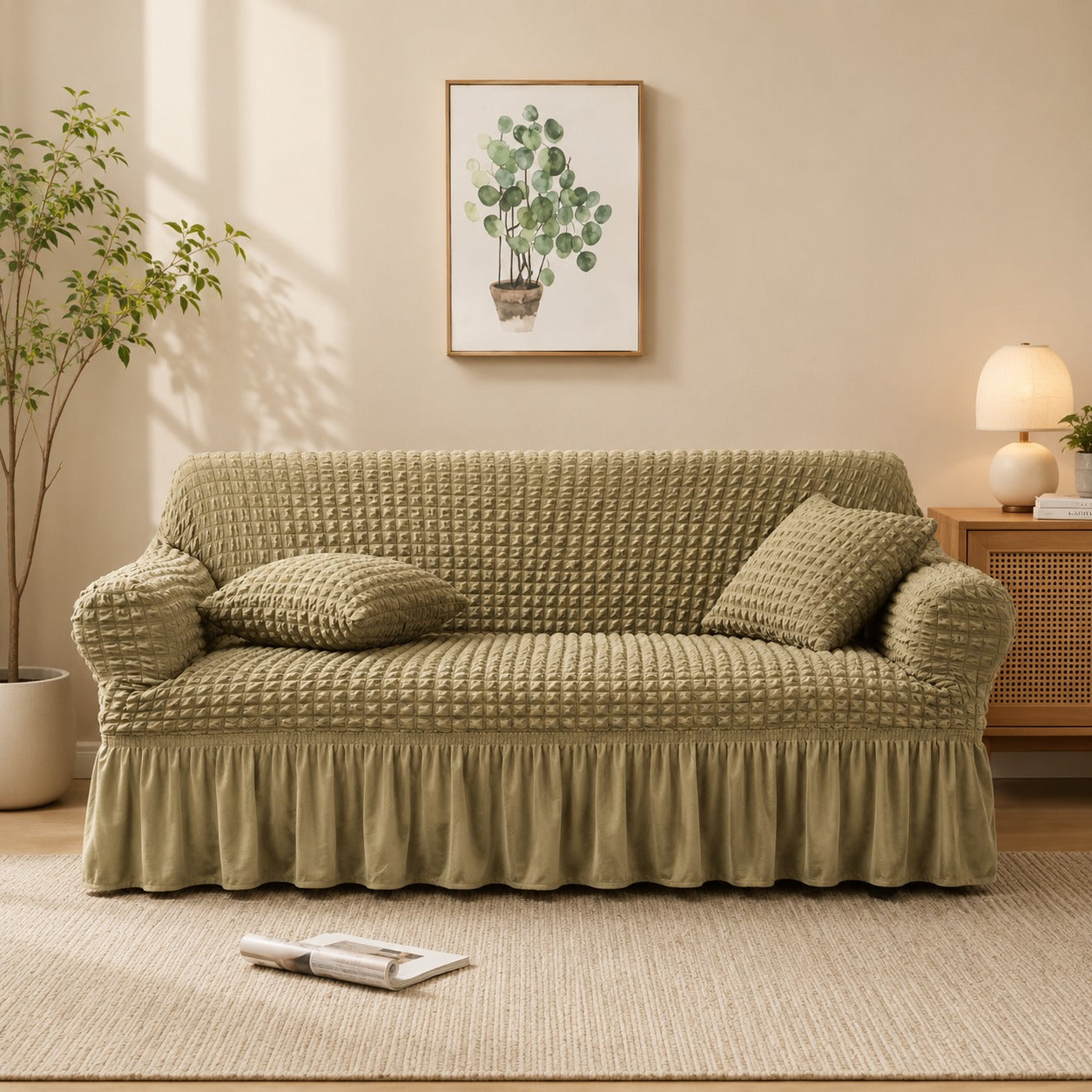Persian Style Jersey Sofa Fitted Covers