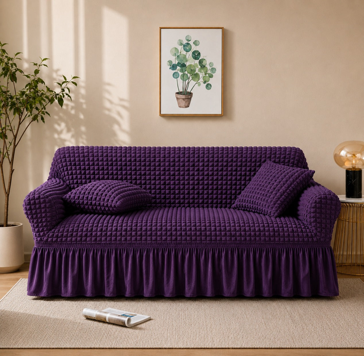 Persian Style Jersey Sofa Fitted Covers