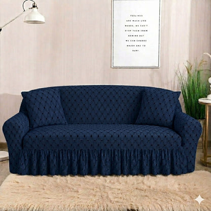 Butterfly Jersey Stretch Sofa Cover – Soft & Elastic Furniture Protector