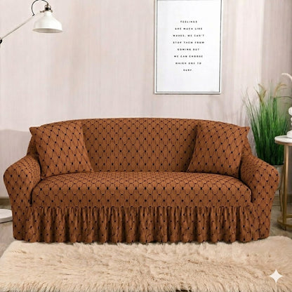 Butterfly Jersey Stretch Sofa Cover – Soft & Elastic Furniture Protector