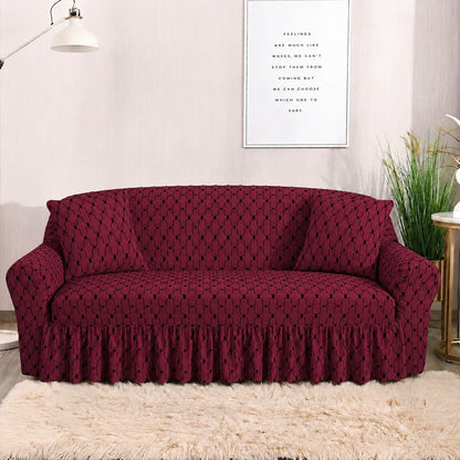 Butterfly Jersey Stretch Sofa Cover – Soft & Elastic Furniture Protector