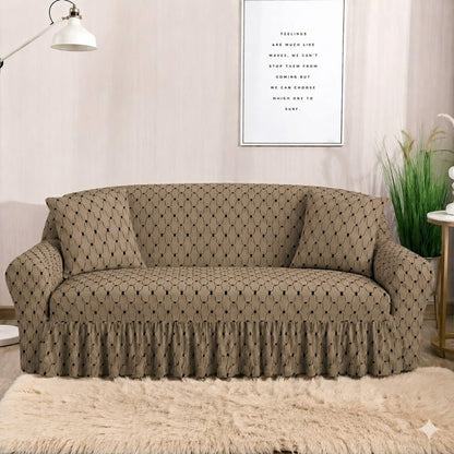 Butterfly Jersey Stretch Sofa Cover – Soft & Elastic Furniture Protector