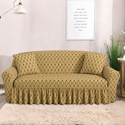 Butterfly Jersey Stretch Sofa Cover – Soft & Elastic Furniture Protector