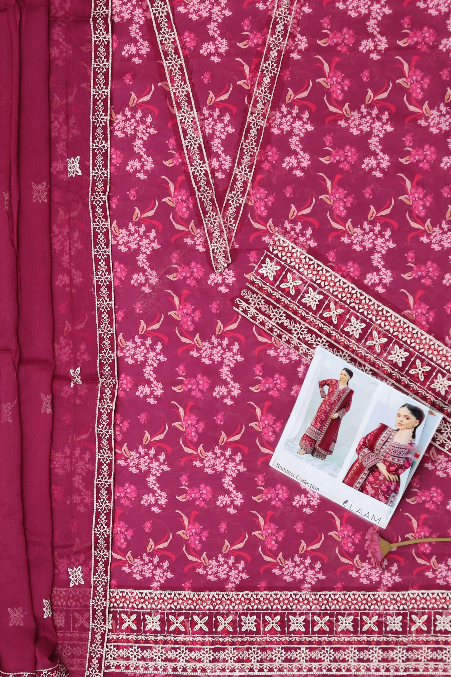 SUMMER COLLECTIONLAWN Fabric 3Pc