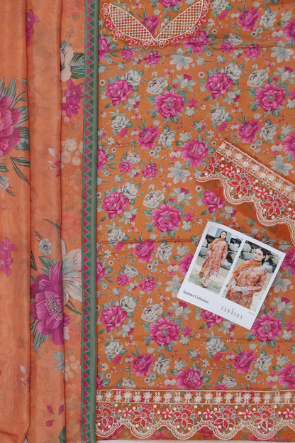 SUMMER COLLECTION 2026  LAWN Fabric 3Pc