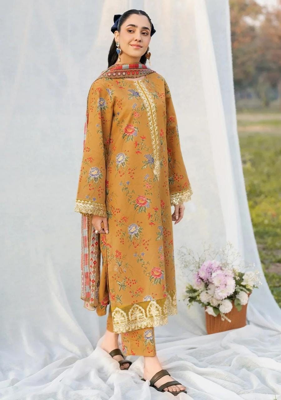 SUMMER COLLECTION 2026  LAWN Fabric 3Pc
