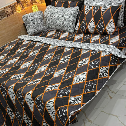 7Pc Printed Comforter Set