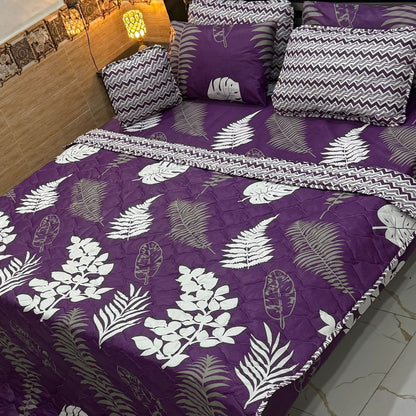 7Pc Printed Comforter Set