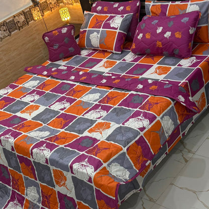 7Pc Printed Comforter Set