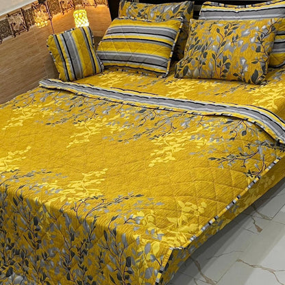 7Pc Printed Comforter Set