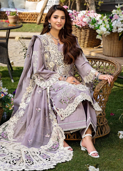 Luxury Chicken Kari Embroidered Lawn Suit with Organza Dupatta | Festive Collection 2026