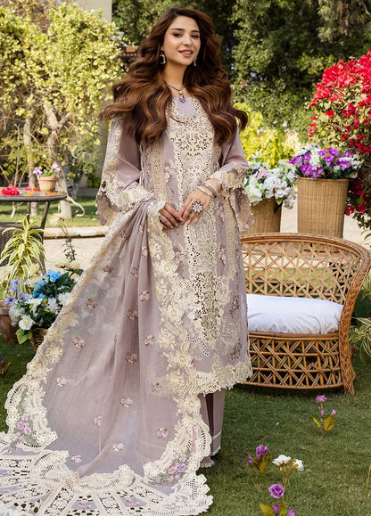 Luxury Chicken Kari Embroidered Lawn Suit with Organza Dupatta | Festive Collection 2026