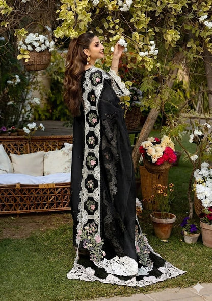Premium Chicken Kari Embroidered Lawn Suit | 3 Piece Unstitched