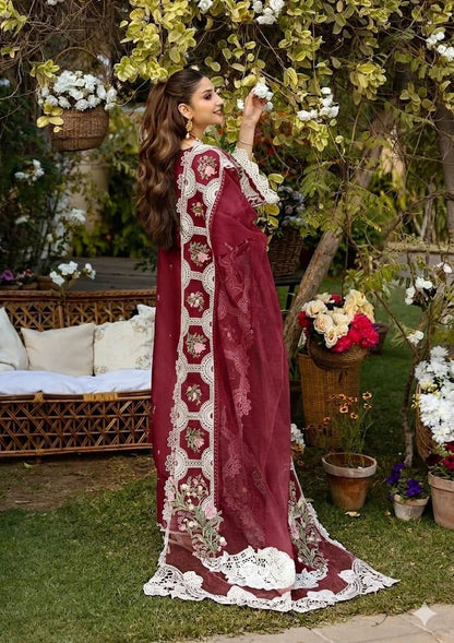 Luxury Chicken Kari Lawn Suit – Unstitched 3 Piece