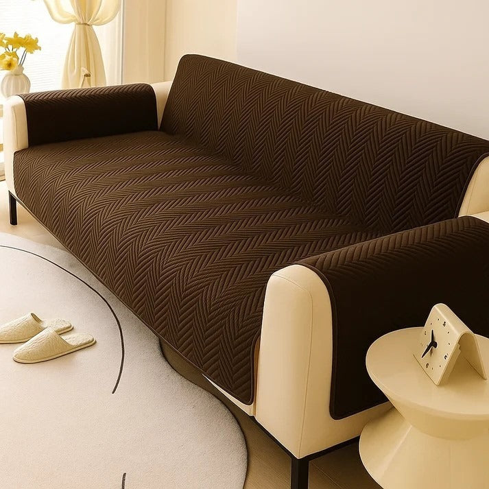 MAT Ultrasonic Soft Sofa Cover – Premium 3 Layer Microfiber Stretch Sofa Protector