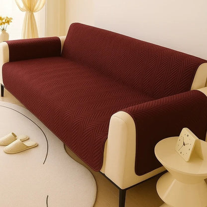 MAT Ultrasonic Soft Sofa Cover – Premium 3 Layer Microfiber Stretch Sofa Protector