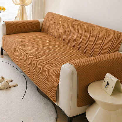MAT Ultrasonic Soft Sofa Cover – Premium 3 Layer Microfiber Stretch Sofa Protector