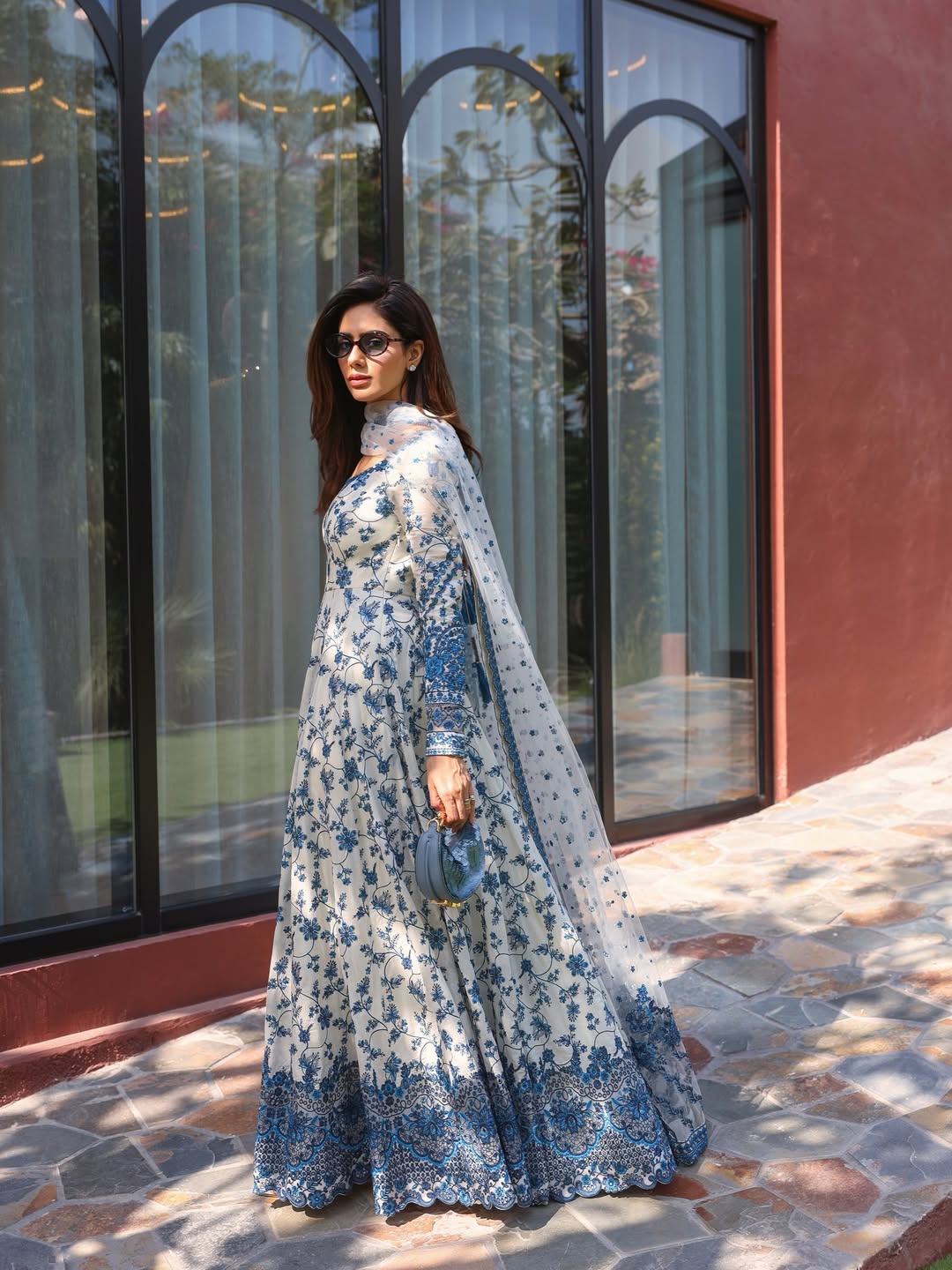 Premium Ready-to-Wear 2 Piece Swiss Lawn Printed Frock with Chiffon Slub Dupatta