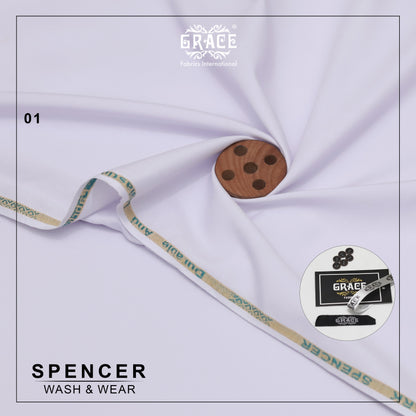 Mark Spencer by GRACE – Soft & Smooth Wash & Wear Unstitched Suit