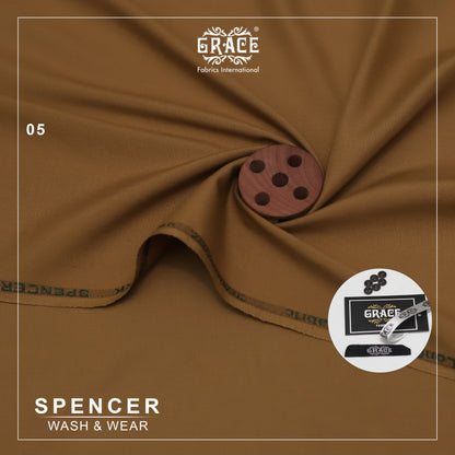 Mark Spencer by GRACE – Soft & Smooth Wash & Wear Unstitched Suit
