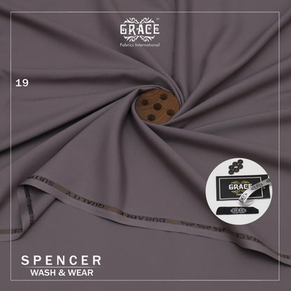 Mark Spencer by GRACE – Soft & Smooth Wash & Wear Unstitched Suit