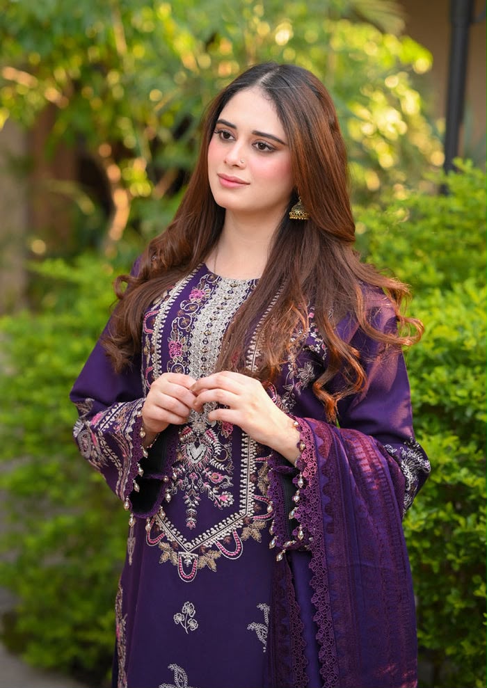 Premium Chikankari Embroidered 3 Piece Suit