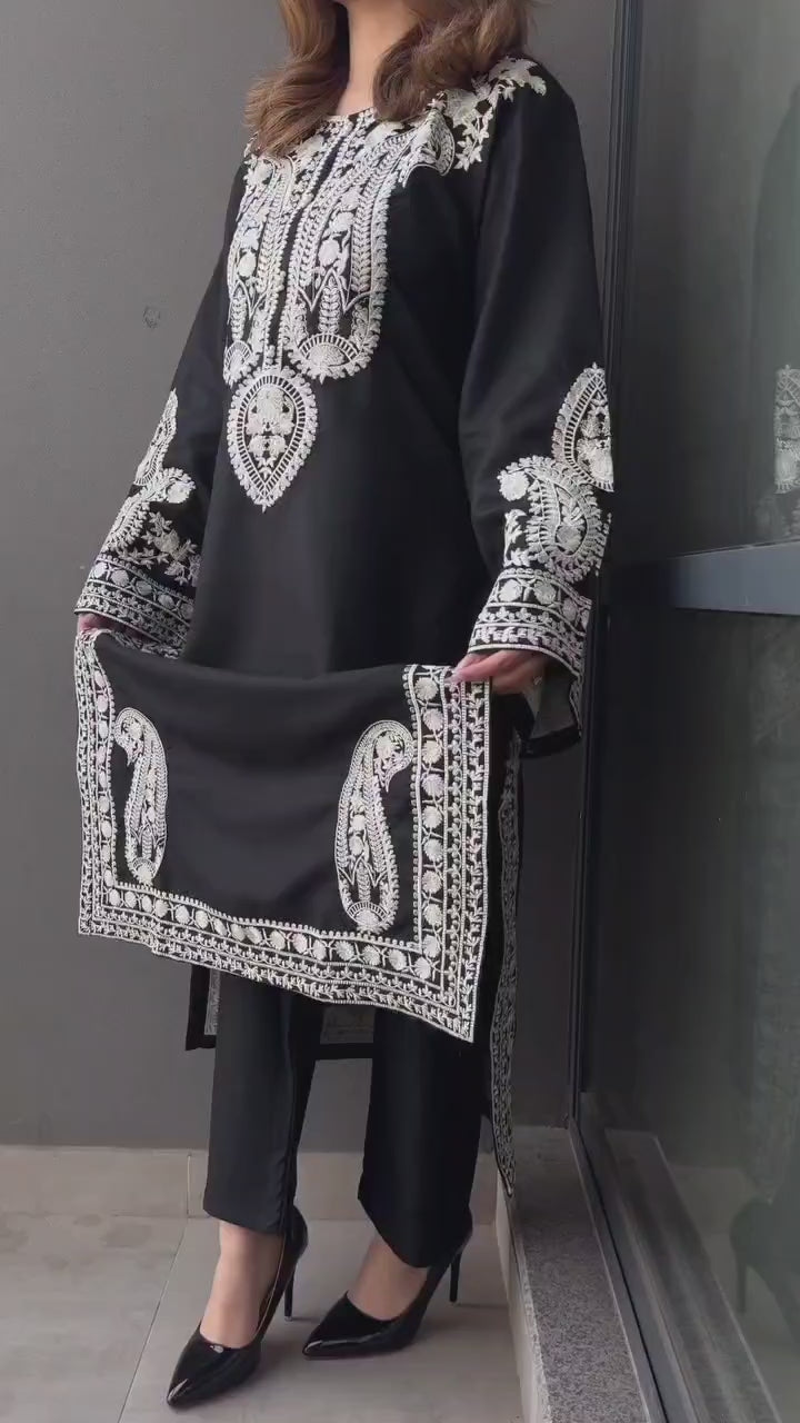 Full Embroidered Stitched Lawn Collection